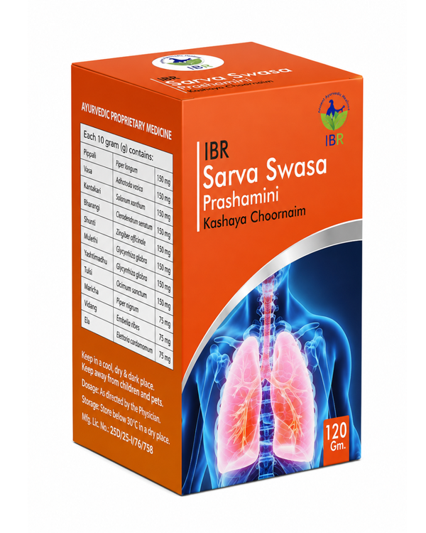 IBR Sarva Swasa Prashamini Kashaya Choornam